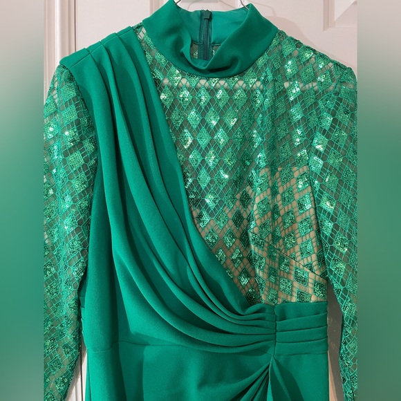 Tadashi Shoji Green Dress - Picture 2 of 6